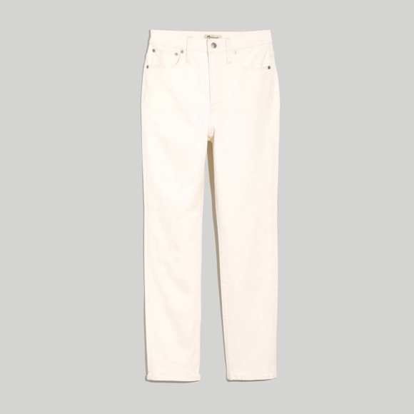NWT Madewell The Perfect Vintage Jean - 25 - Tile White